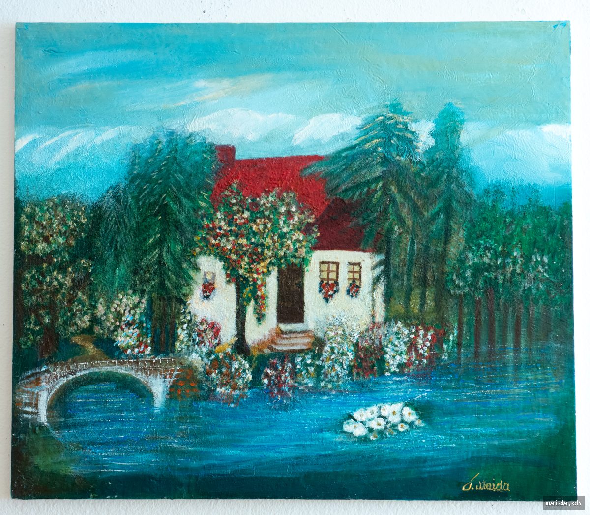 1142 — Huile sur toile, 60×70 cm · 2025