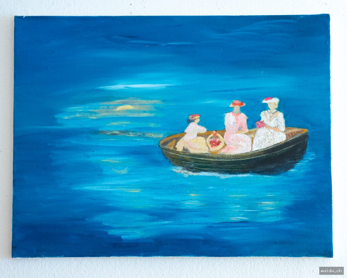 1173 — Huile sur toile, 50×65 cm · 2025