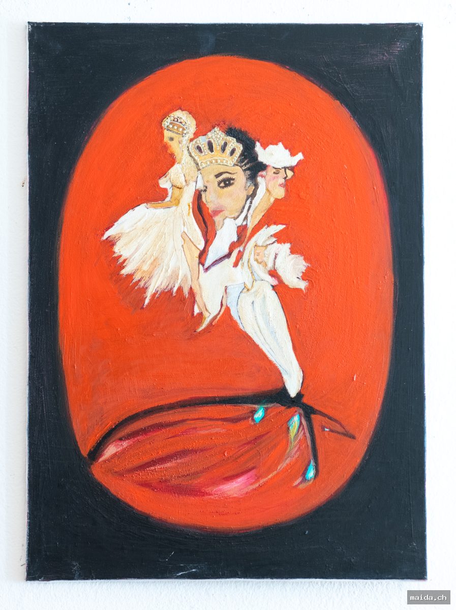 1201 — Huile sur toile, 70×50 cm · 2025