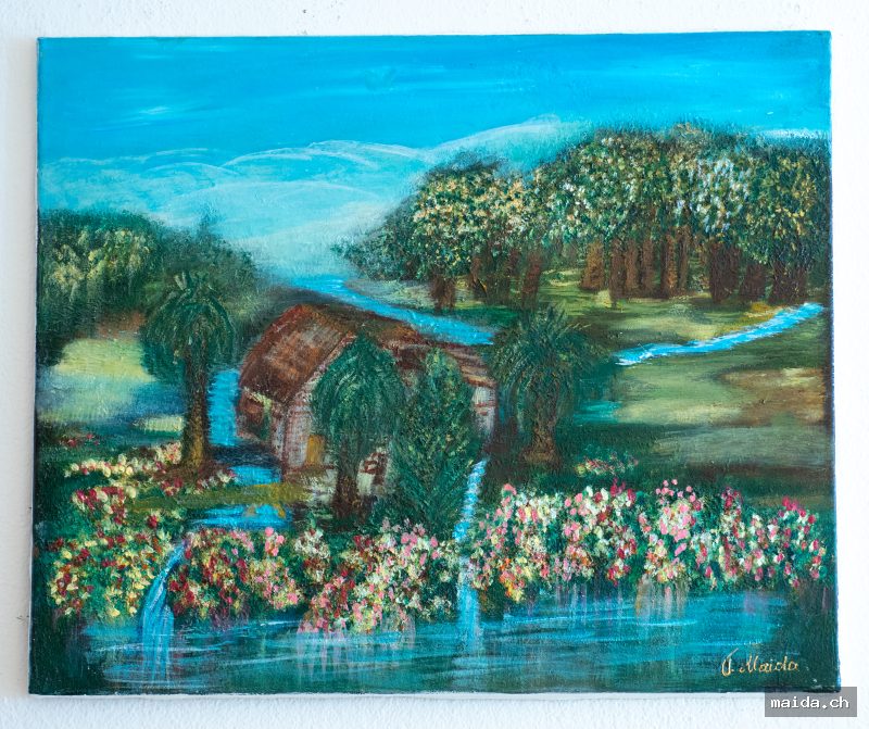 1176 — Huile sur toile, 54×65 cm, 2025